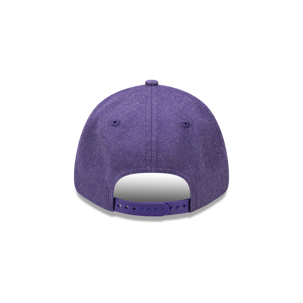 LA Lakers Hat - Heather Collection Purple 9Forty NBA Snapback Cap - New Era